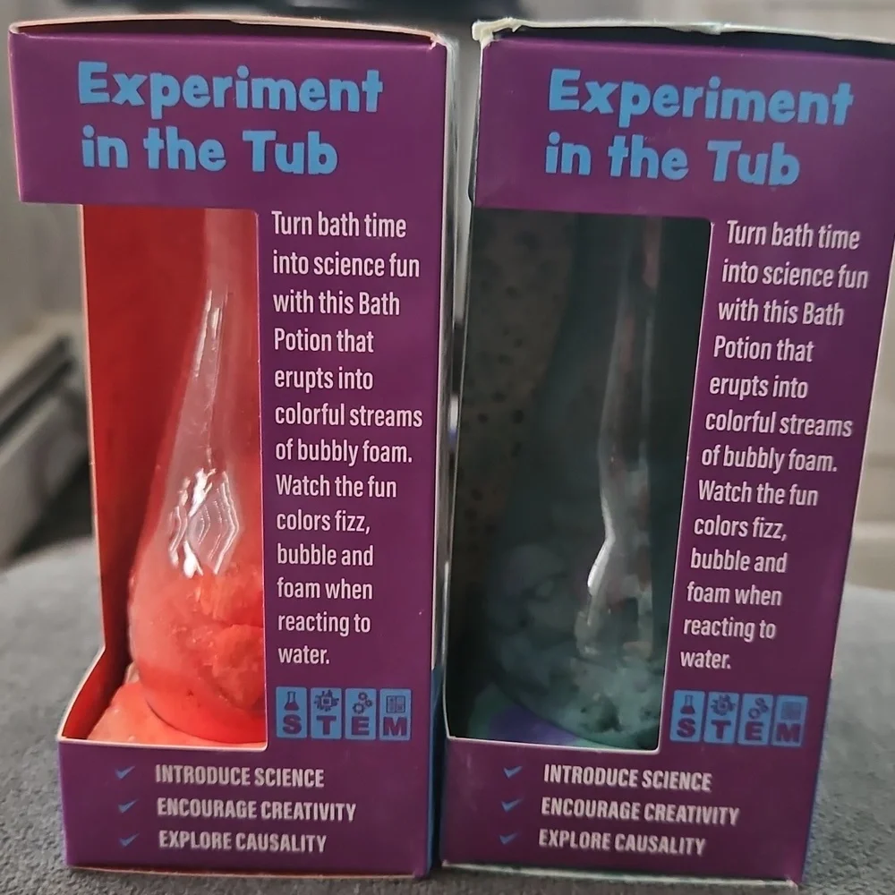 Bath Bomb Potions- Lava & Lagoon! Fizzes, Foams And Bubbles! Brand New